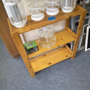 Pine Wood Three-Shelf Unit