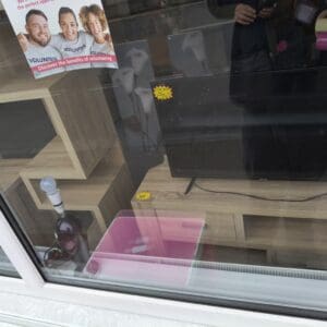 MDF Wood Effect Set of 3 Living Room Furniture Units