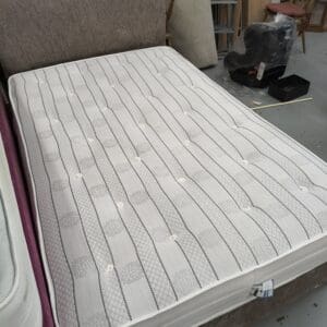 Small Double Divan Bed with Mattress and Headboard