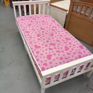 Kids Single Bed with Heart Matress