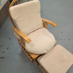 Rocking/Nursing Chair with Footstool