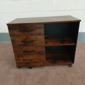 TV unit with three drawers