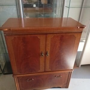Old Style Wooden TV Stand with Drawer