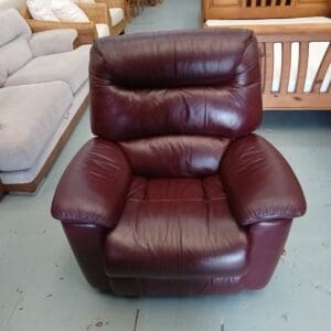 Leather Recliner Armchair