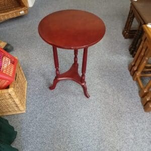 Mahogany Round Side Table