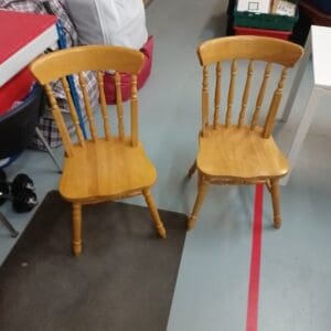Light brown chairs