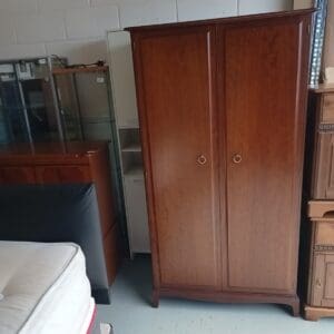 Wooden double wardrobe