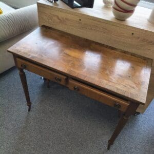 Antique Style Wooden Desk with Drawer