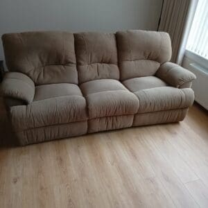 Two-piece recliner sofa and armchair set
