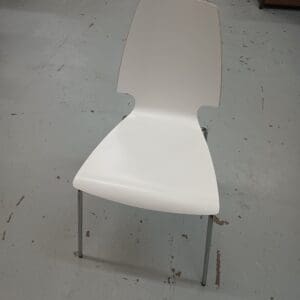 Single White Dining Chair