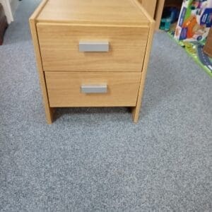Two Drawer Bedside Table