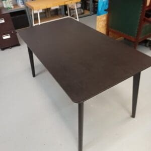 Black IKEA lisabo table