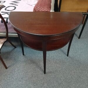 Half moon side table