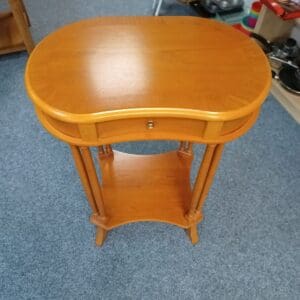 Wooden Bedside Table with Drawer