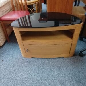 Glass Top TV Unit