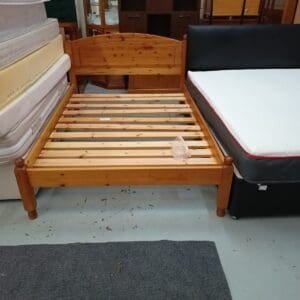 Small Double Wooden Bed Frame