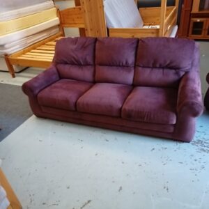2 peice purple sofa