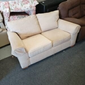 3 peice next cream sofa