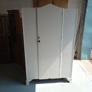 Old painted wardrobe