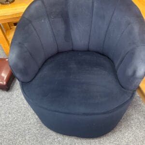 Blue Comfy Spin Armchair