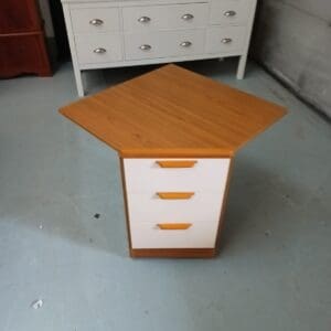 Square bed side table
