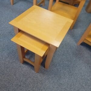 Oak Effect Nest of Table