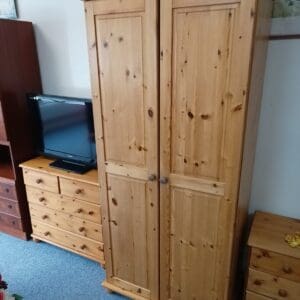 Pine Double Wardrobe