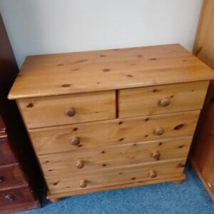 Five Drawer Oak Chest of Drawer