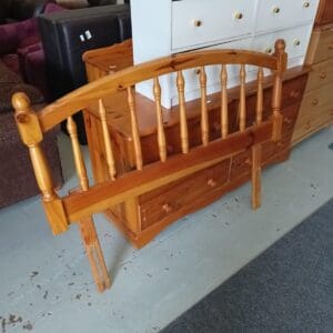 Wooden Double Headboard