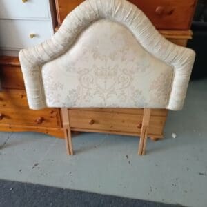Single Headboard with Floral Pattern