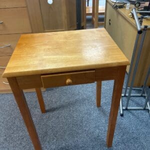 Wooden Bedside Table with Drawer