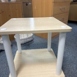 White Wooden Side Table