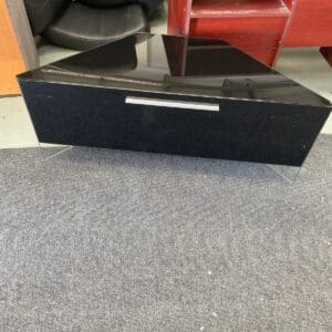 Black Glass TV Unit