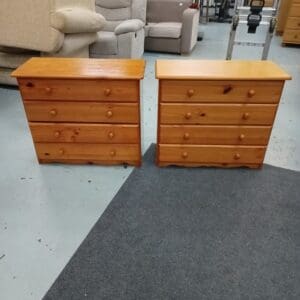 Pair of chest of drawers