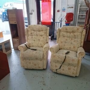 Pair of Electric Recliner Armchairs