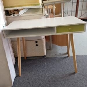 White IKEA desk