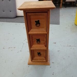 Wooden Chest of 3 Drawer