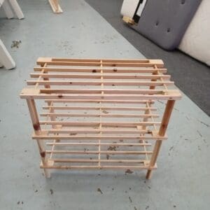 Wooden Shoe Rack