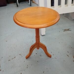 Round side table