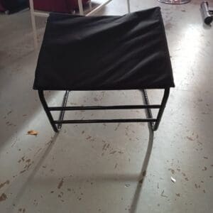 Black Under Desk Foot Stool