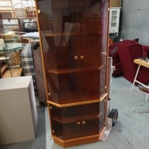 Gillies of Broughty Ferry Teak Display Cabinet