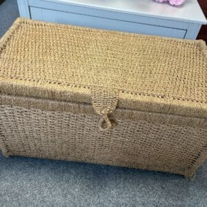 Woven Ottoman Storage Chest