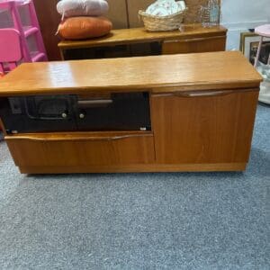 Wooden TV Unit with Doors