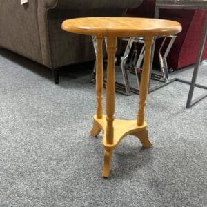 Small Round Wooden Coffee Table