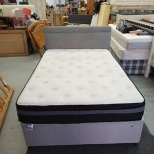 Grey Double Divan Bed