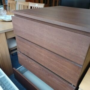 Dark Wood Effect Chest of Drawer