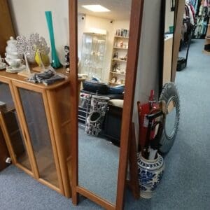 Wooden Framed Full Length Mirror